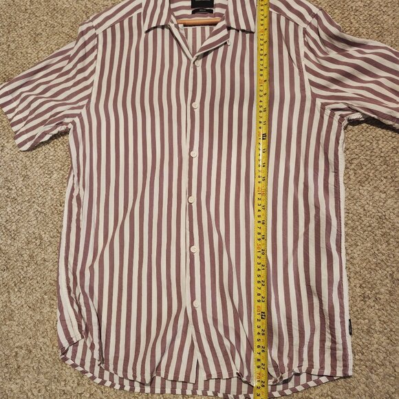 Only & Sons short sleeve summer shirt pink stripes - Picture 5 of 5